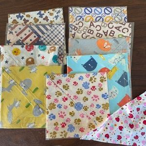 Set of dog bandannas